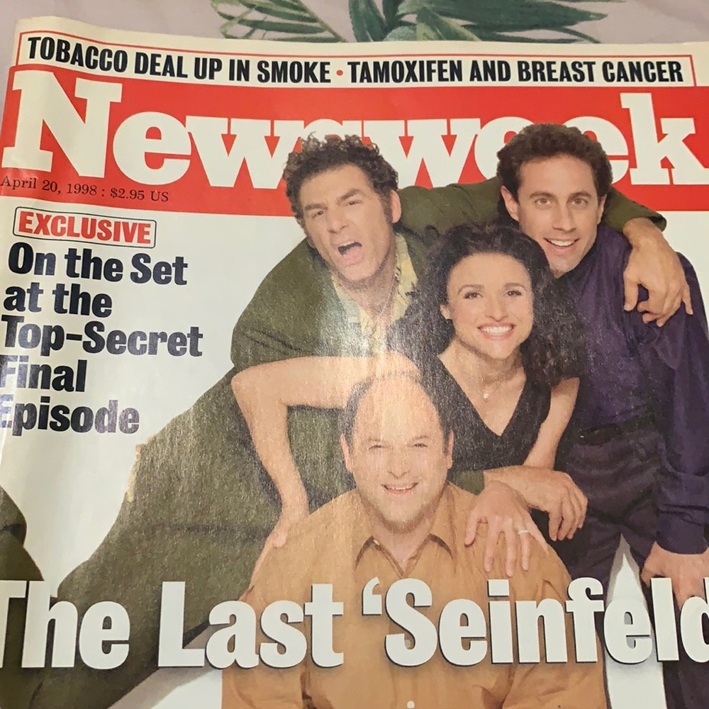 Newsweek Apr 20, 98 The Last Seinfeld collectible